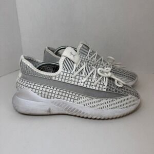 Danskin Women's Ecstatic Athletic Sneakers White Grey Comfort Shoes Size 8.5